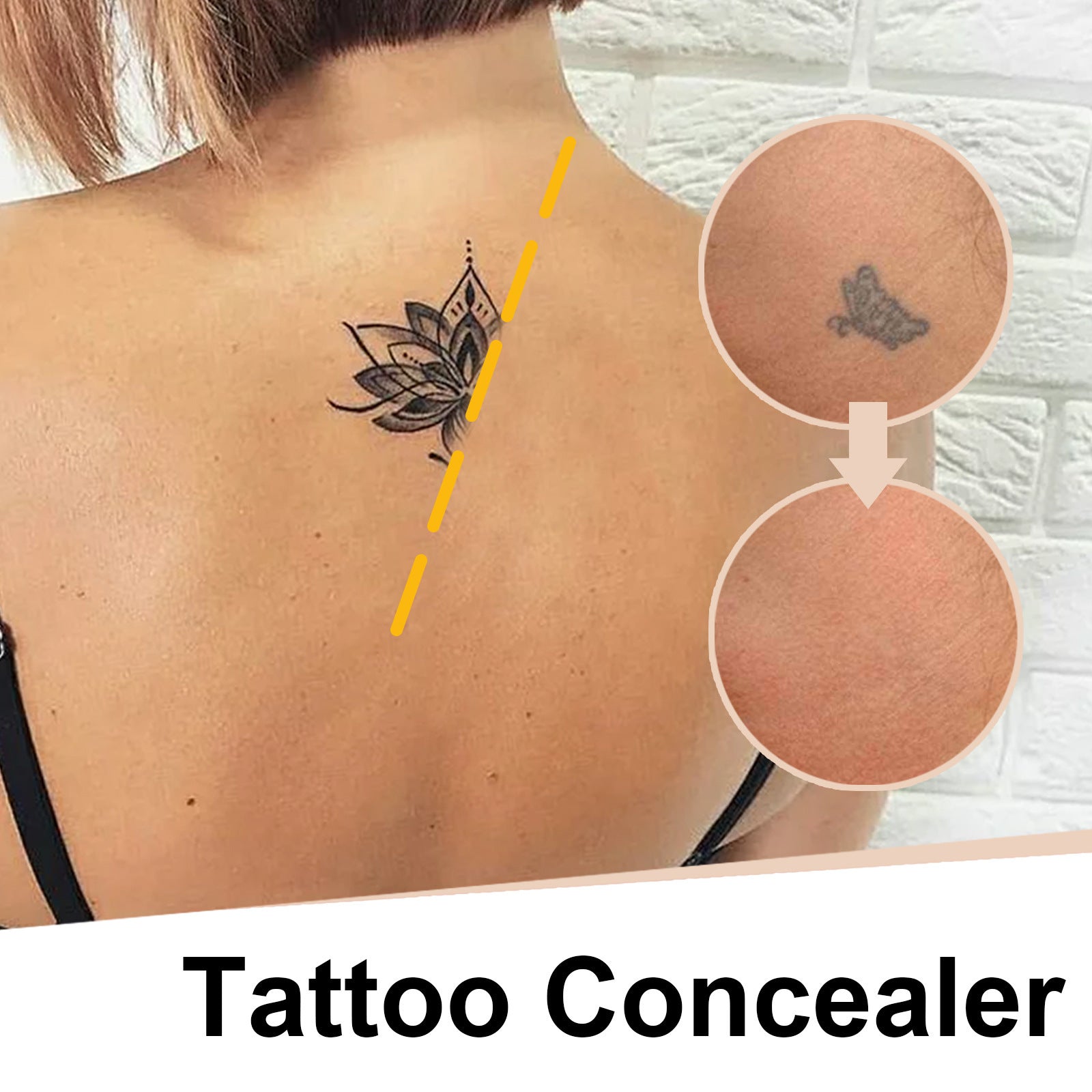 EELHOE Tattoo Concealer Scar Birthmark Invisible Waterproof