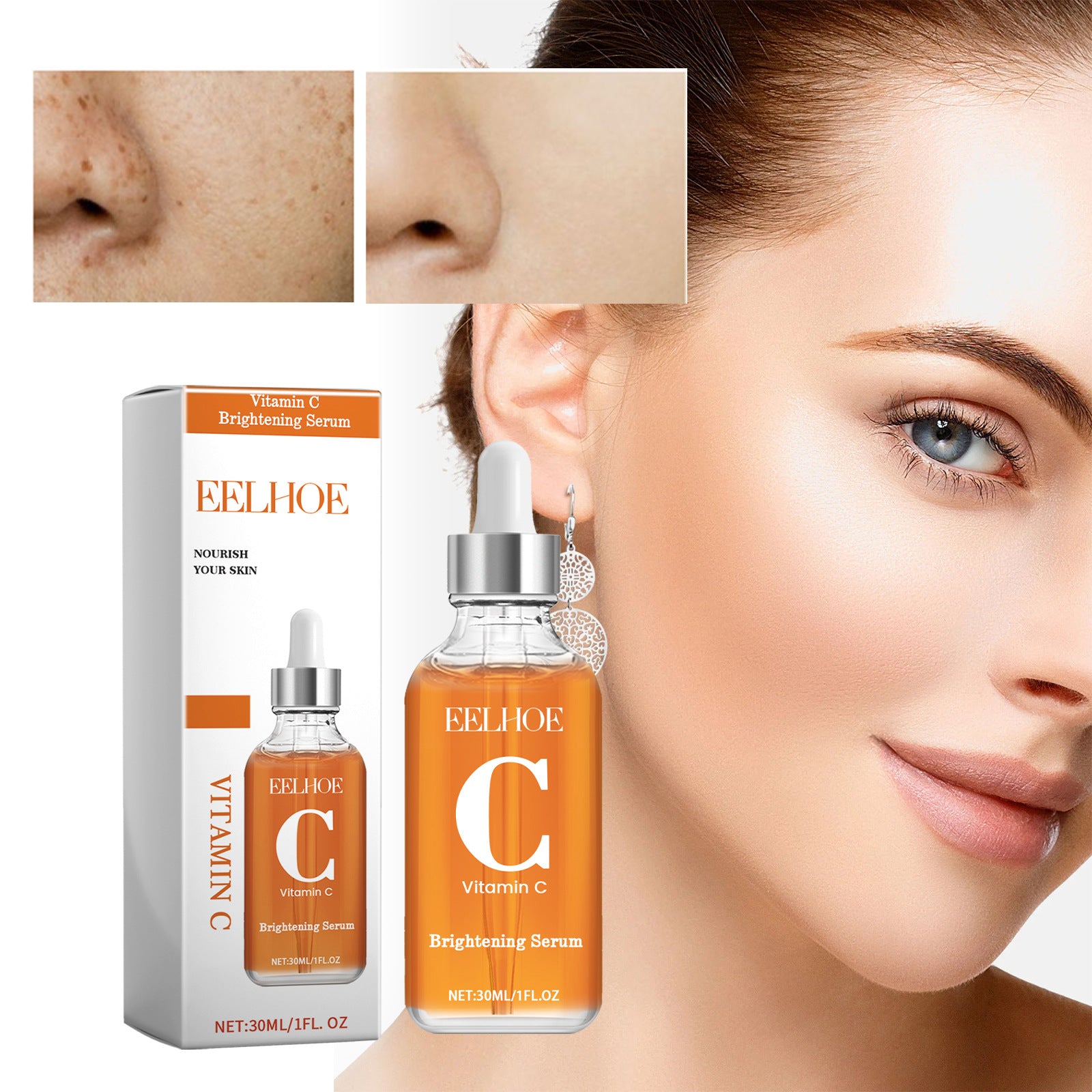 EELHOE Vitamin C for Face brightening Dull And Even Skin Color Nourishing Moisturizing Dull