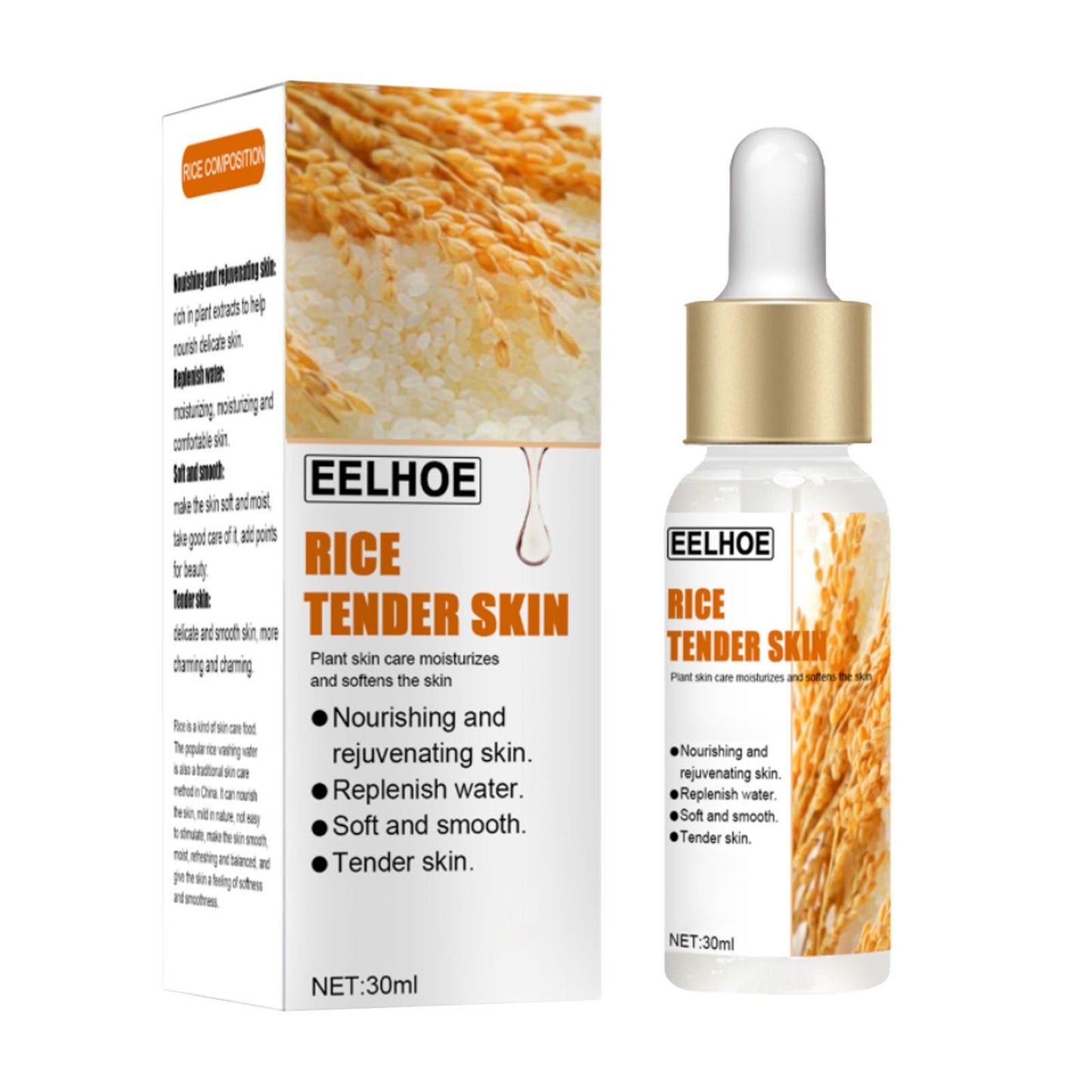 EELHOE White Rice essence Moisturizing And Brightening Skin Original Eelhoe white rice essence g 30ml EELHOE COSMETICS