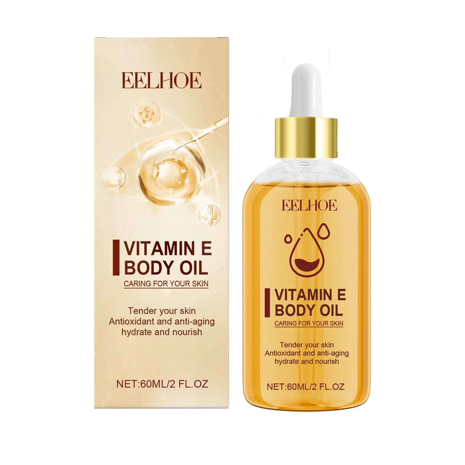 EELHOE Vitamin E Body Oil 3Style