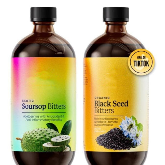 Soursop Bitters (Annona) & Black Seed Bitters Supplement – 473ml EELHOE COSMETICS