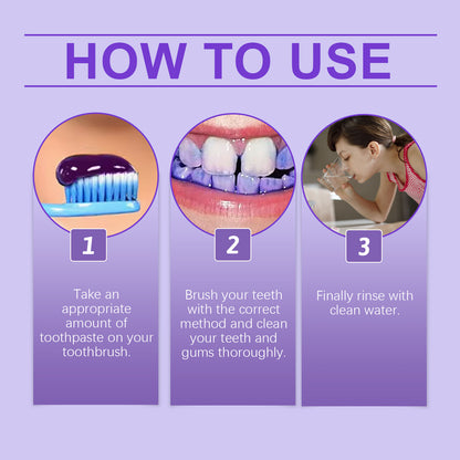 EELHOE Purple Toothpaste – Gentle Care for a Bright, Healthy Smile EELHOE COSMETICS