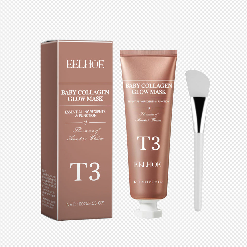 Light Sensitive Collagen Mask Moisturizes And Hydrates Brown EELHOE COSMETICS