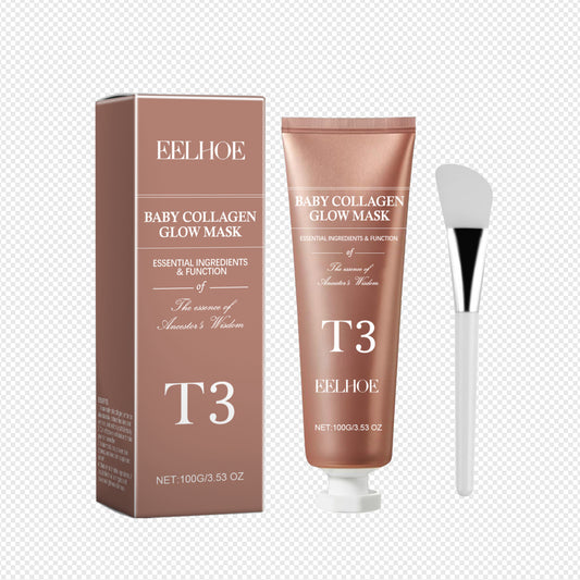 Light Sensitive Collagen Mask Moisturizes And Hydrates Brown EELHOE COSMETICS