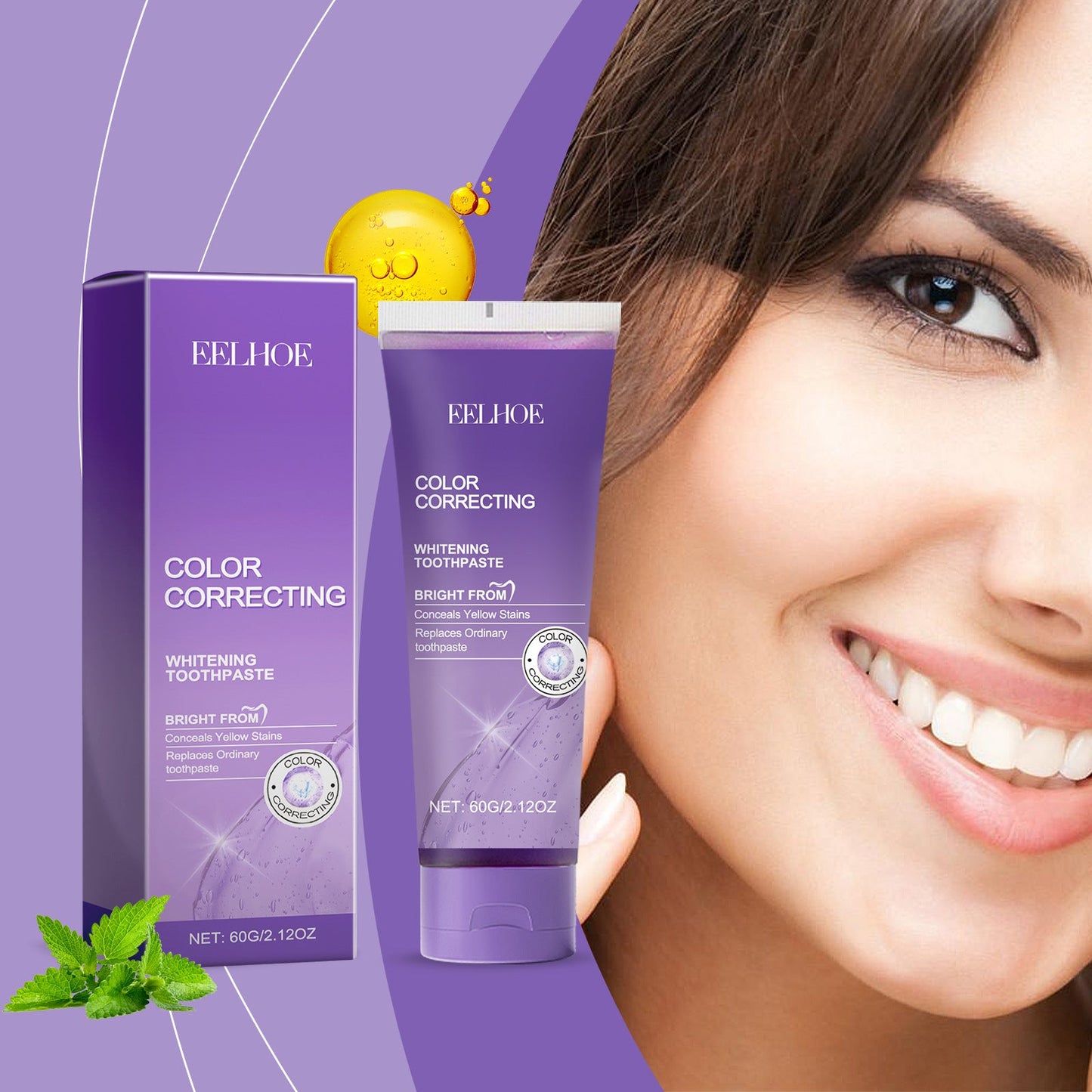 EELHOE Purple Toothpaste – Gentle Care for a Bright, Healthy Smile EELHOE COSMETICS