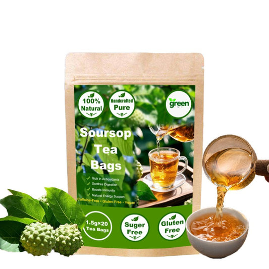 Soursop teas (Graviola / Annona Leaf) Herbal Tea – 20 Tea Bags 30g EELHOE COSMETICS