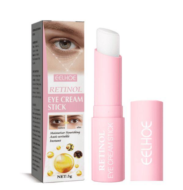 EELHOE Retinol Eye Cream, Moisturizing , Anti-Puffiness, Remove Dark Circles and Bags Under Eyes Pink