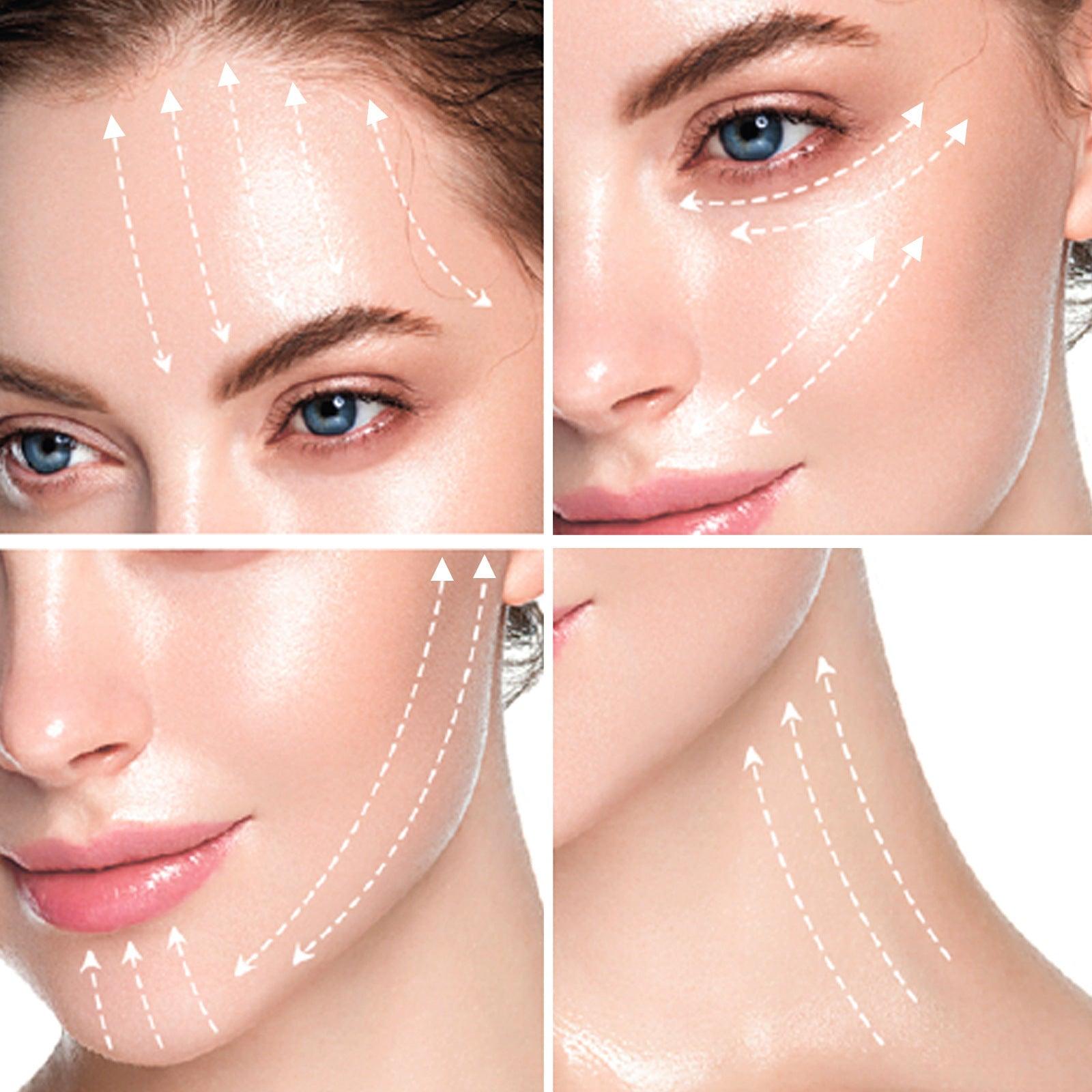 Gold Protein EELHOE Line and Collagen Line Carving Facial Light Lines 10ml + 20pcs